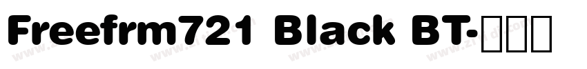 Freefrm721 Black BT字体转换